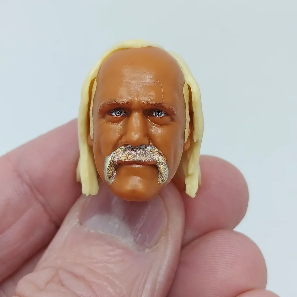 6 Pcs Professional Wrestling Head Lot #375